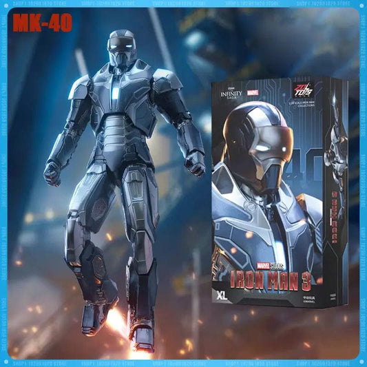 Product Description: Iron Man Mark 40 Action Figure – Premium Collectible Superhero Model with Display Box