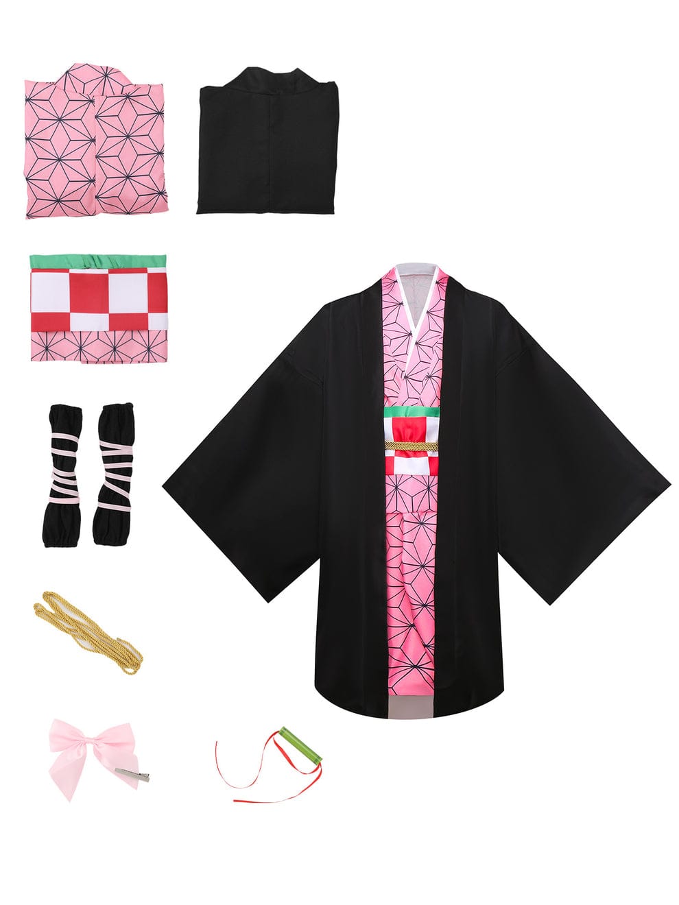 Premium Anime Cosplaymostume Set with Full Accessories (Party & Stage Wear).