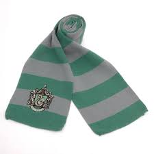 🐍 Slytherin House Scarf | Harry Potter Themed Woolen Scarf for Winter & Cosplay