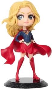 Girl Hero PVC Action Figure Toy – 15 cm | Superhero Collectible Figurine with Red Cape | Decorative Toy for Kids & Gifts