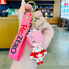 Anime Keychain – Re:Zero Edition (Pink)