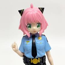 💗 PVC Anime Figure – Aniya in Police Uniform (19cm)