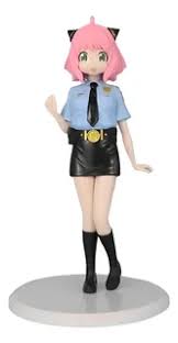 💗 PVC Anime Figure – Aniya in Police Uniform (19cm)