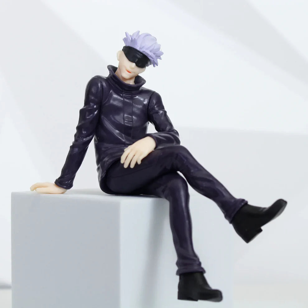 Anime Sitting Figure Collectible Set – Action Character PVC Models (3 PCS)