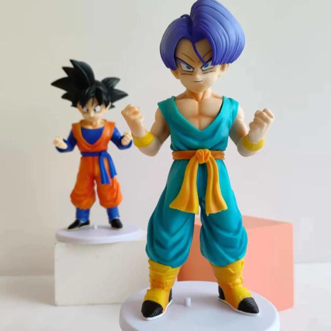 DBZ Action Figures Set of 4 | Goku, Vegeta, Trunks & Gohan Collectible Anime Toy (19.5cm)