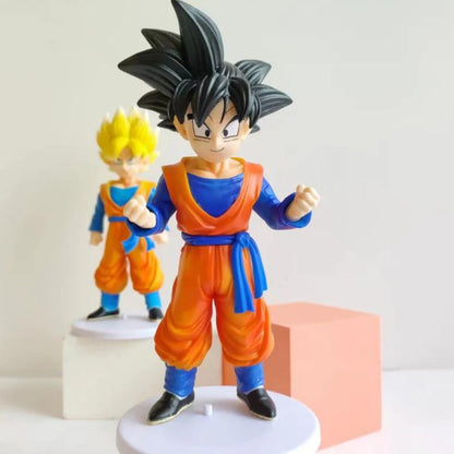 DBZ Action Figures Set of 4 | Goku, Vegeta, Trunks & Gohan Collectible Anime Toy (19.5cm)