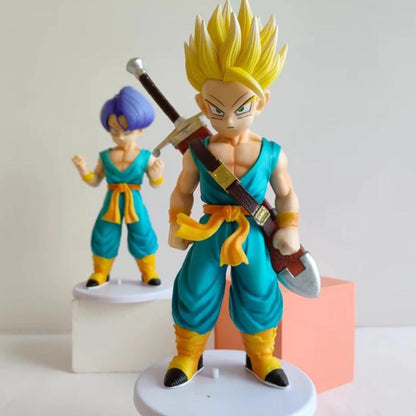 DBZ Action Figures Set of 4 | Goku, Vegeta, Trunks & Gohan Collectible Anime Toy (19.5cm)