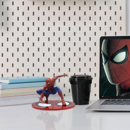 Superhero Spidy Action Figure | Collectible Figurine | 10cm PVC Model Toy with Base Stand