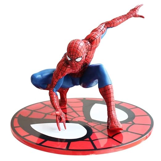 Superhero Spidy Action Figure | Collectible Figurine | 10cm PVC Model Toy with Base Stand