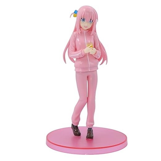 Bocchi the Rock! Hitori Gotoh PVC Figure – Pink Tracksuit Anime Collectible Figurine for Fans & Collectors
