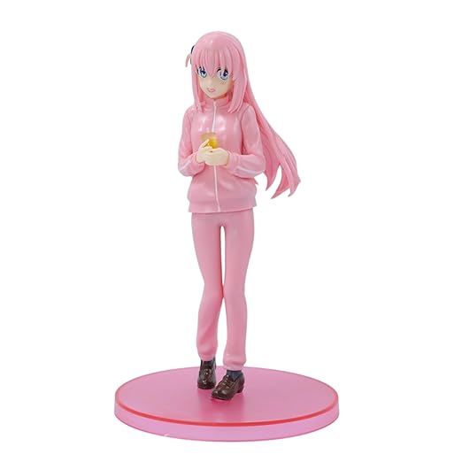 Bocchi the Rock! Hitori Gotoh PVC Figure – Pink Tracksuit Anime Collectible Figurine for Fans & Collectors