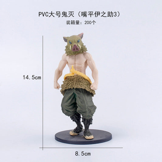 Inosuke Hashibira PVC Action Figure – Demon Slayer Anime Collectible (14.5cm)