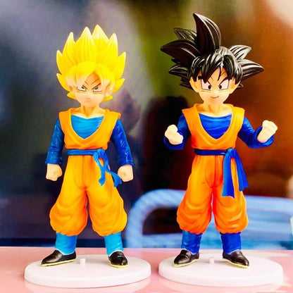 DBZ Action Figures Set of 4 | Goku, Vegeta, Trunks & Gohan Collectible Anime Toy (19.5cm)