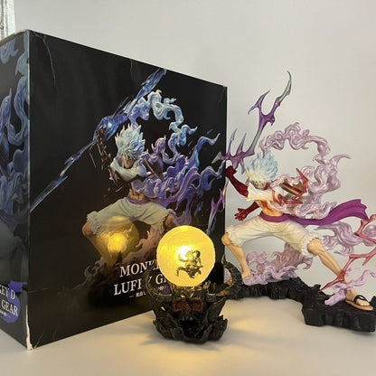 Nika Luffy Gear 5 Glowing Lamp – One Piece Collectible Figure